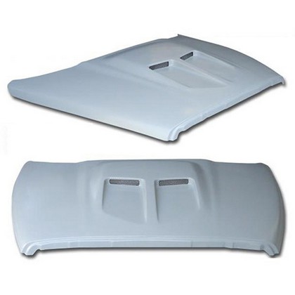 Fiberglass Super Bee SRB-70 Hood 02-08 Ram 1500, 03-09 Ram HD